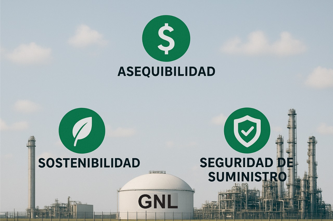 Lee más sobre el artículo El trilema sustentabilidad, asequibilidad y seguridad de suministro, y su impacto en la industria del GNL, en general y en el proyecto Argentina GNL, en particular