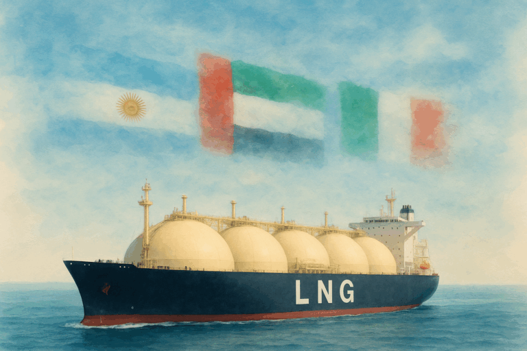 Lee más sobre el artículo YPF, ENI y ADNOC fortalecen el desarrollo del proyecto Argentina LNG con la incorporación de XRG